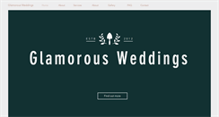 Desktop Screenshot of glamorous-weddings.com